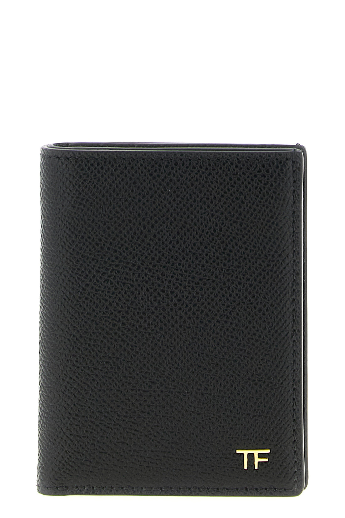 TOM FORD OS foldable small-grain leather cardholder