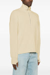 high neck wool sweater