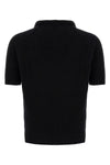 bouclé cotton polo shirt