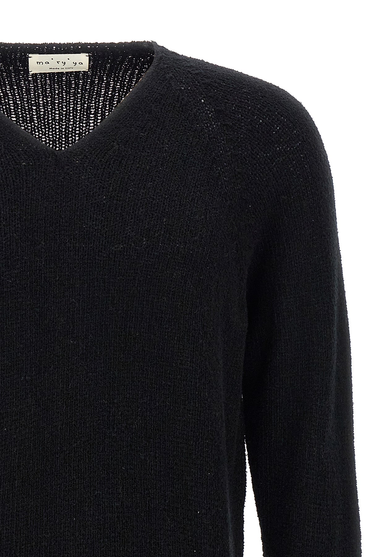 bouclé cotton blend sweater