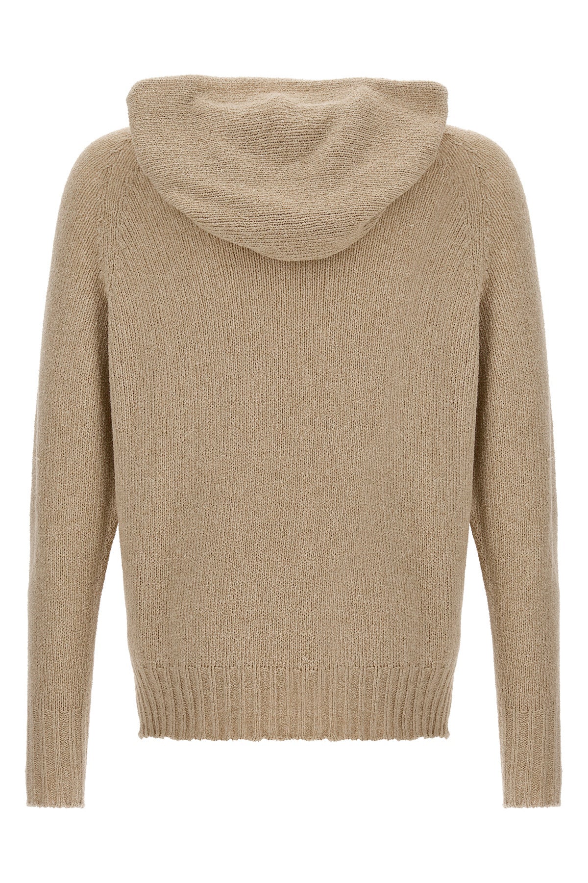 cashmere blend wool hooded sweater