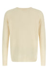 spongy-effect cotton blend sweater