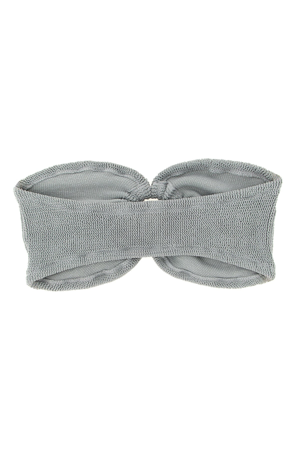 yulia bikini top in crinkle lurex fabric
