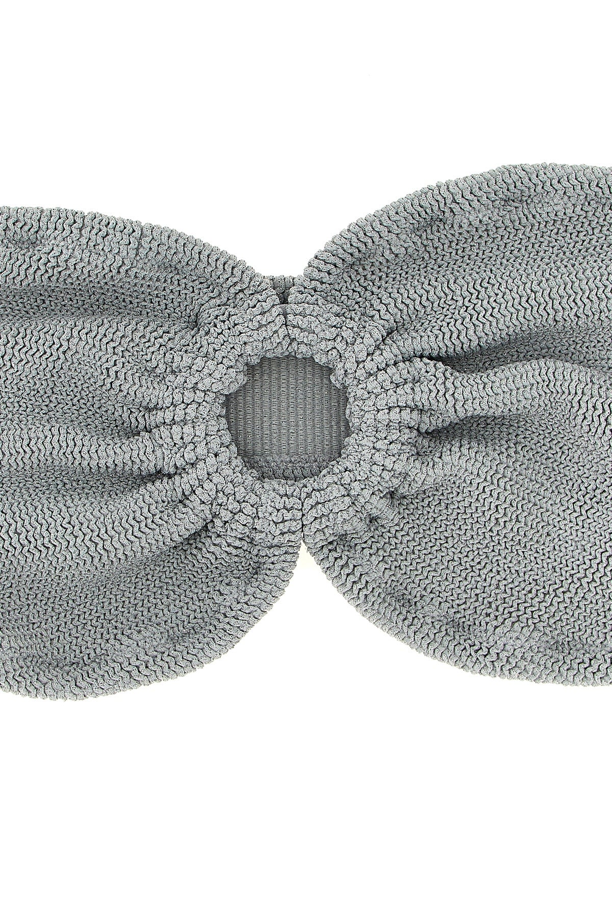 yulia bikini top in crinkle lurex fabric
