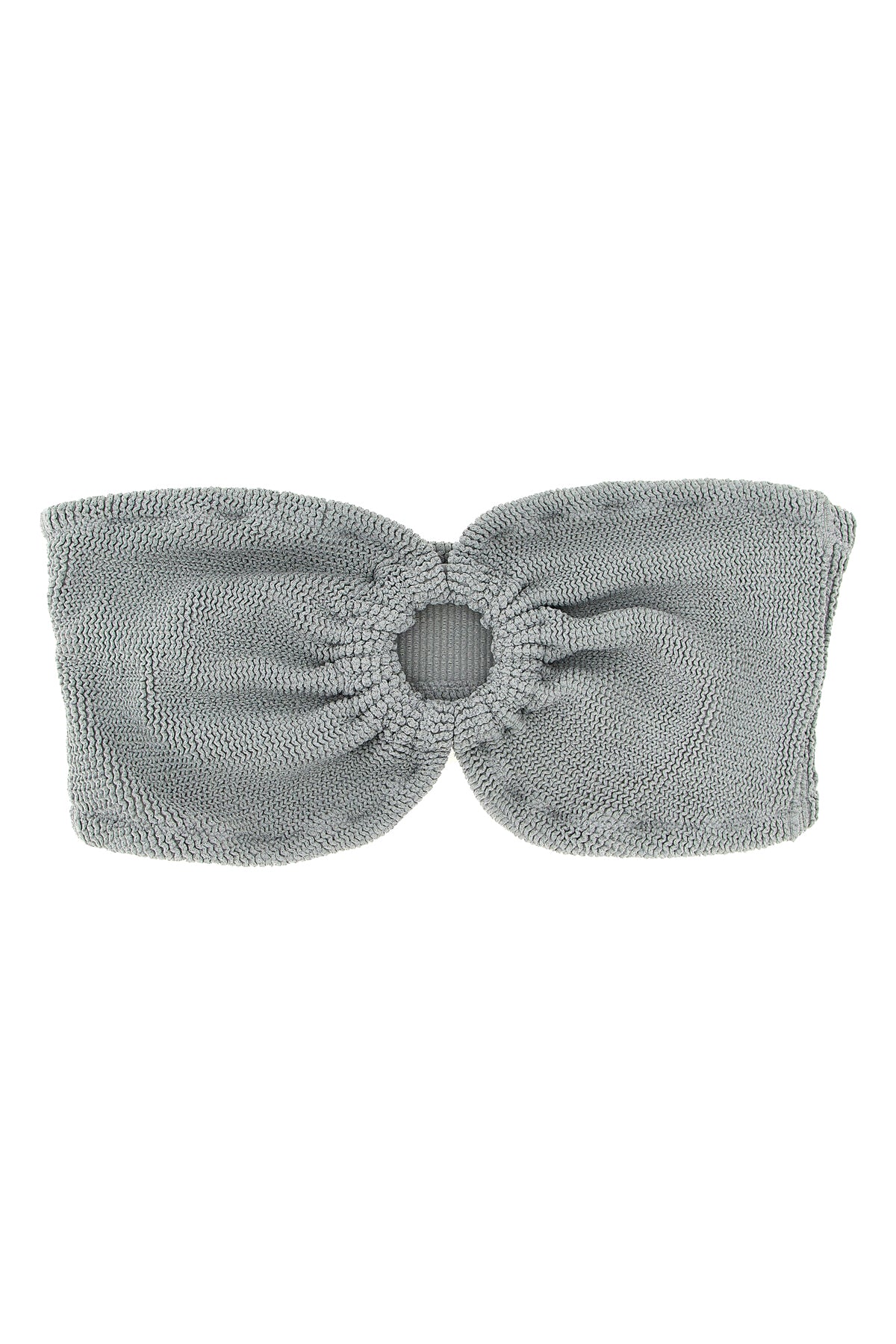 yulia bikini top in crinkle lurex fabric