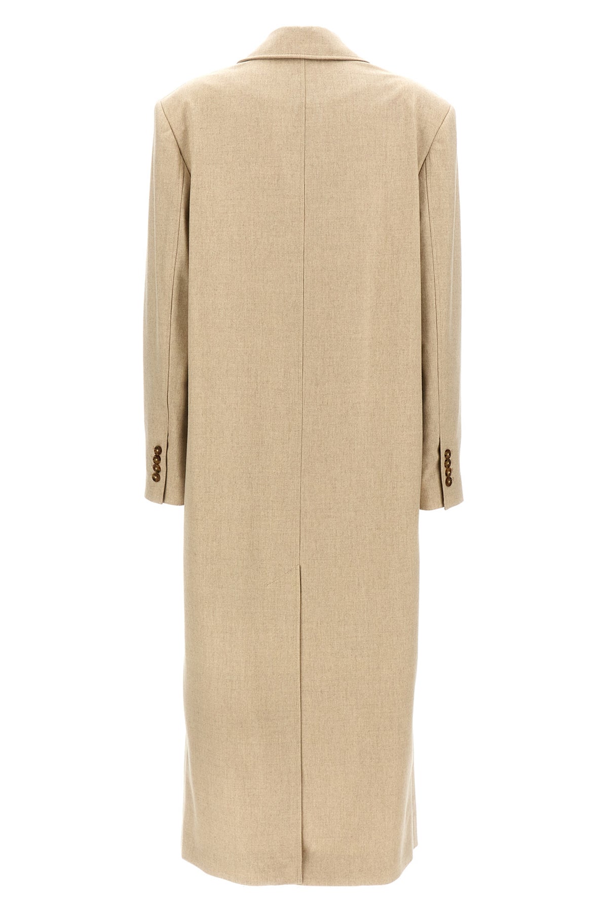 zeno double-breasted wool blend coat