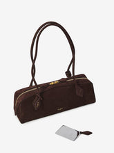 Alaia le teckel medium bag in nubuck