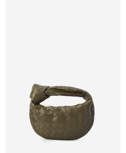 Bottega veneta green mini jodie bag