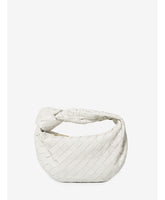 Bottega veneta white mini jodie bag