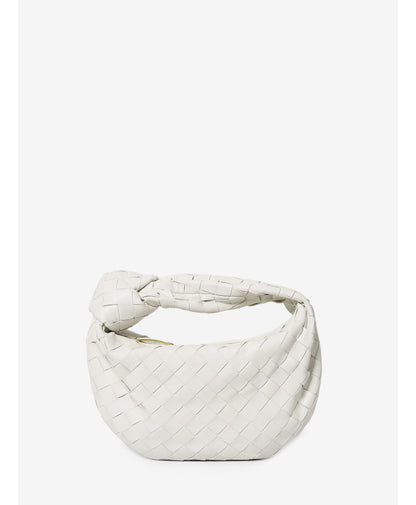 Bottega veneta white mini jodie bag