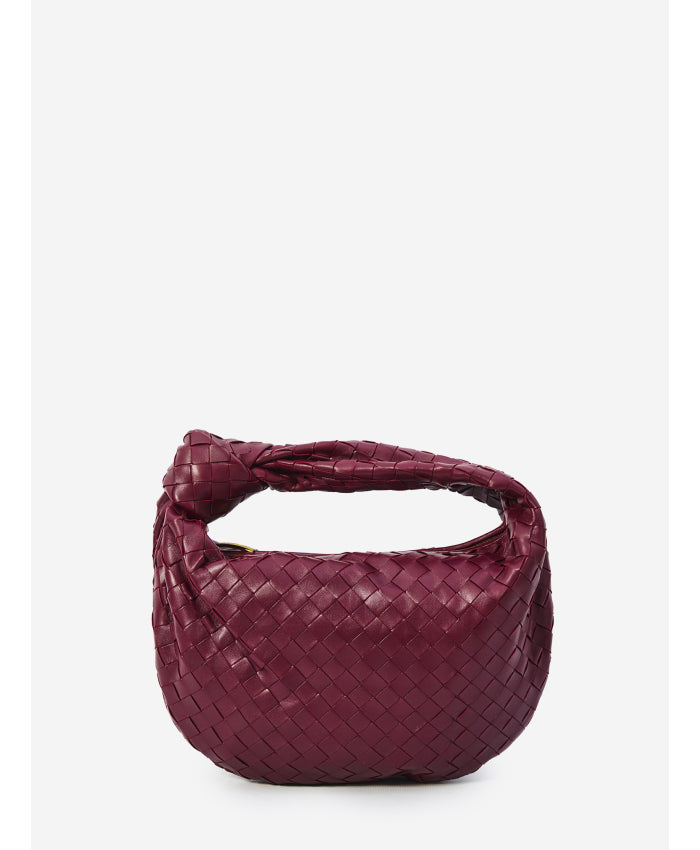 Bottega veneta teen jodie bag in burgundy