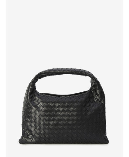 Bottega veneta black small hop bag