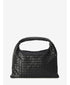 Bottega veneta black small hop bag