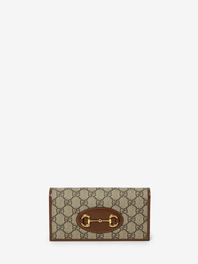 Gucci gucci horsebit 1955 wallet with chain