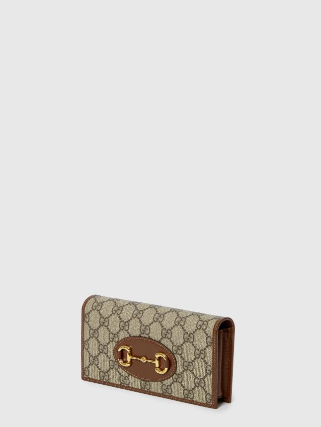 gucci horsebit 1955 wallet with chain