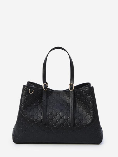 Gucci gg emblem large shopping bag