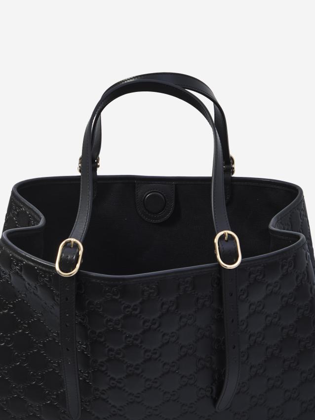 gg emblem large shopping bag