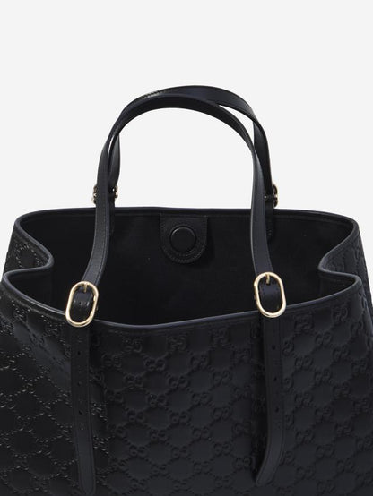 gg emblem large shopping bag