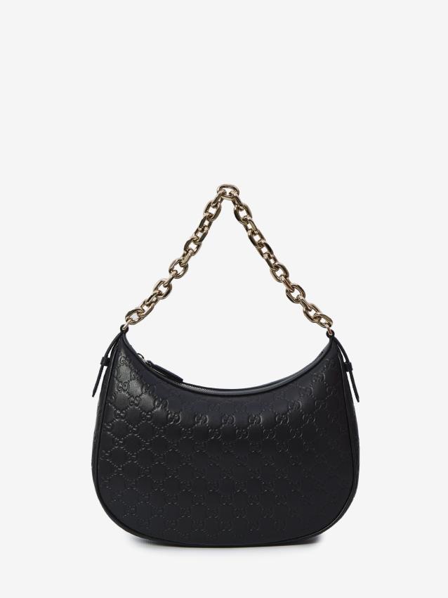 gg emblem large shoulder bag
