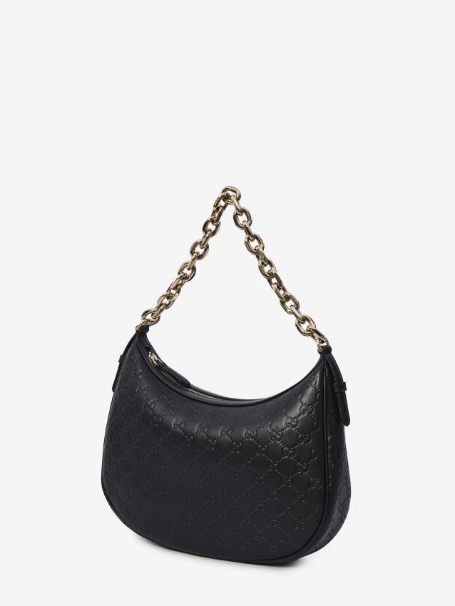 gg emblem large shoulder bag