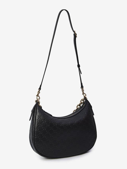 Gucci gg emblem large shoulder bag
