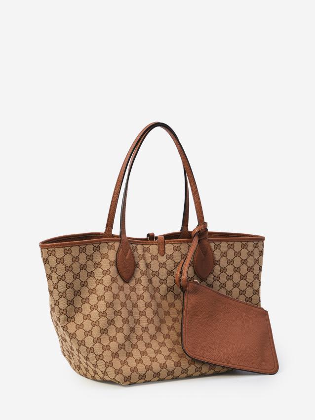 Gucci large gucci totissima reversible bag