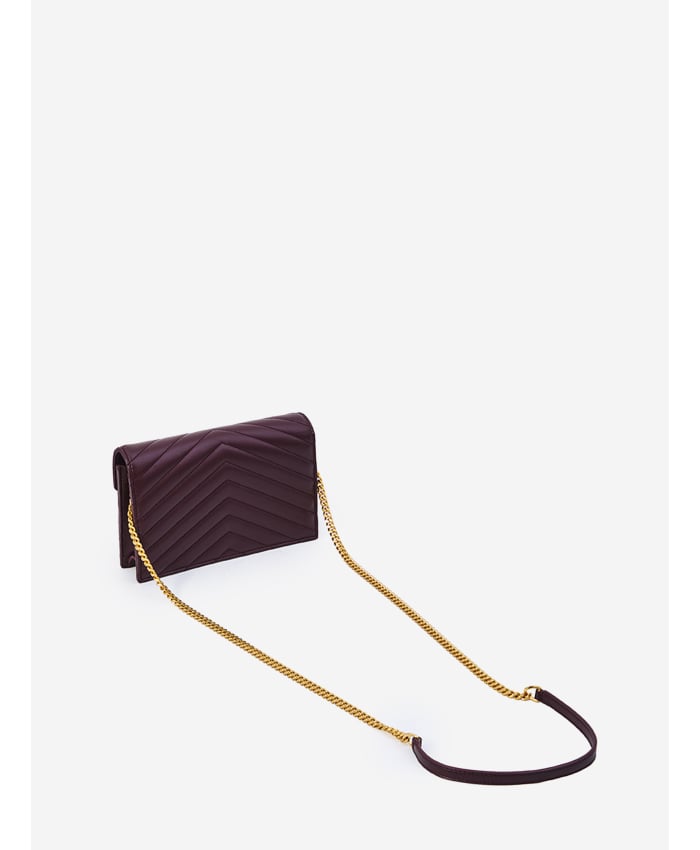 Saint laurent envelope cassandre wallet with chain
