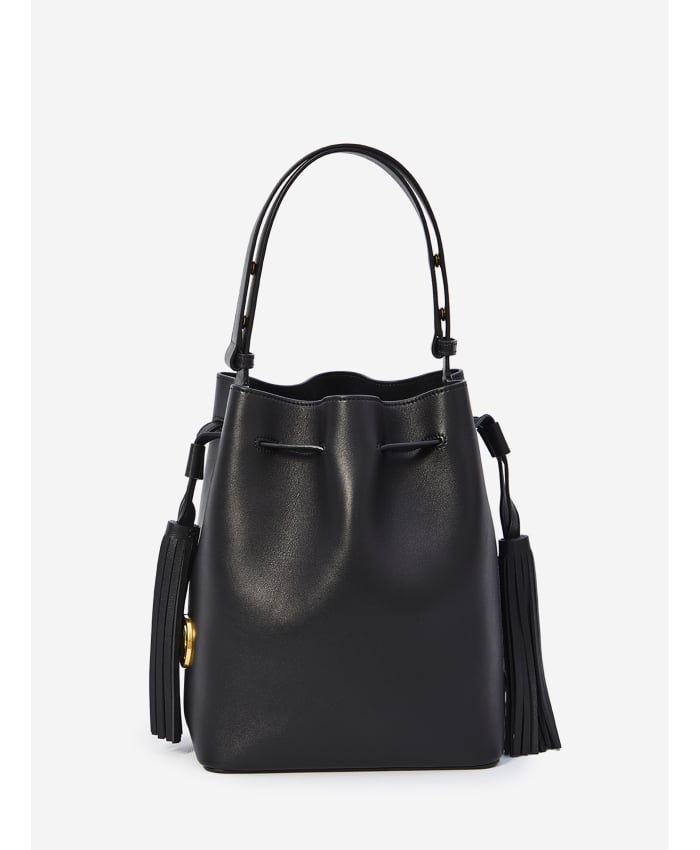 drawstring bucket bag