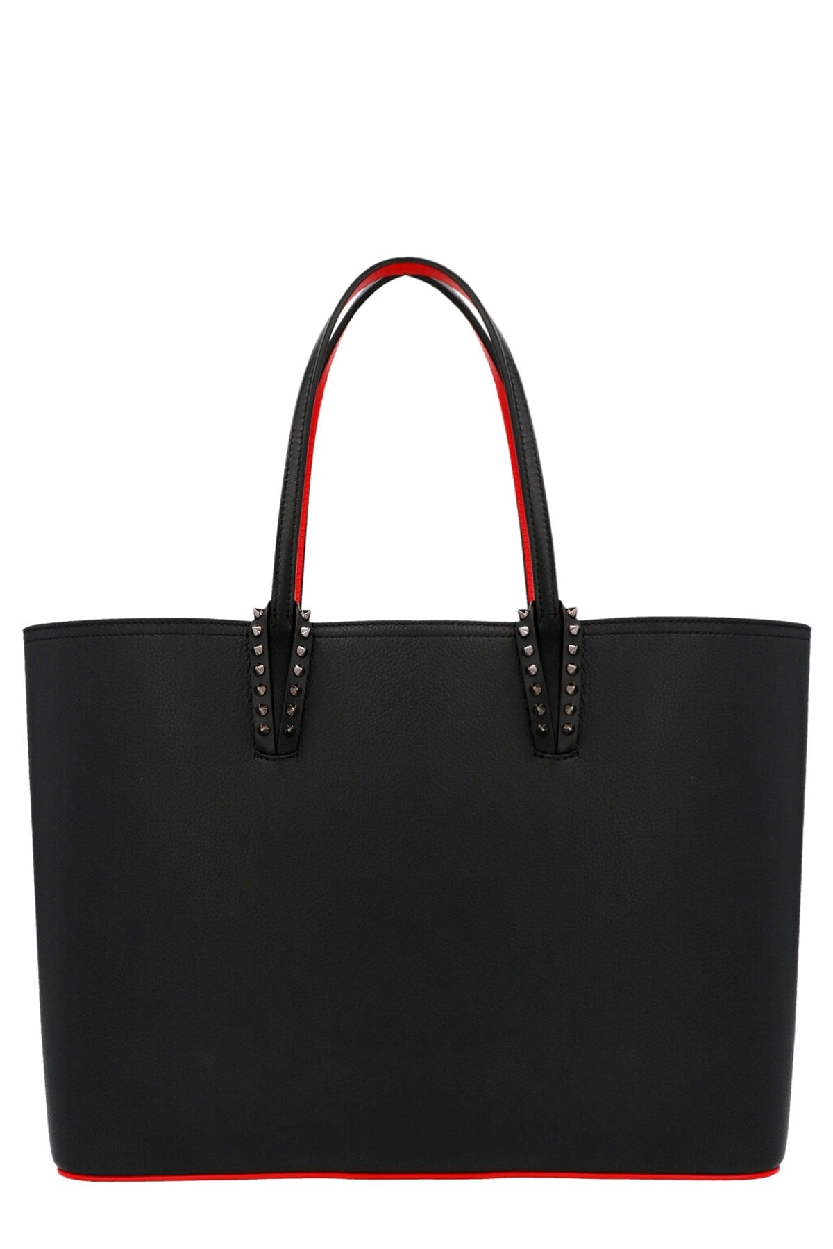 CHRISTIAN LOUBOUTIN Cabata Large Black Leather Tote