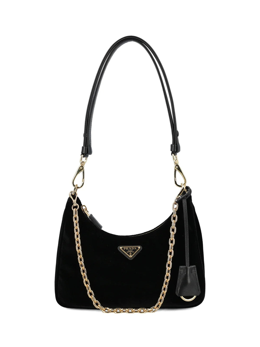 Re-Edition Chain Velvet Shoulder Bag