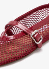 mesh ballet flats