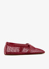 mesh ballet flats