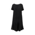 EMPORIO ARMANI 40 tecno cady dress with stitched pleats