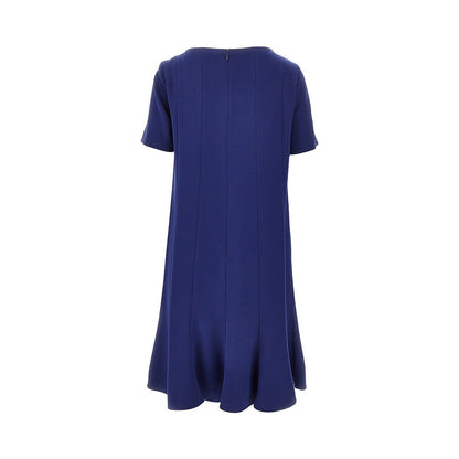 EMPORIO ARMANI 40 tecno cady dress with stitched pleats