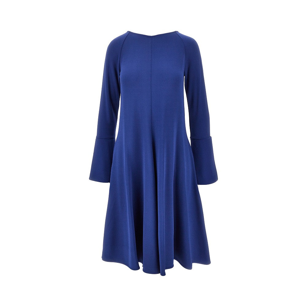 EMPORIO ARMANI 38 crepe jersey flared dress