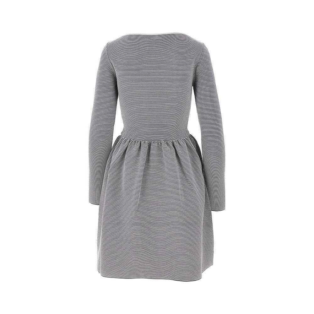 ottoman jersey mini dress