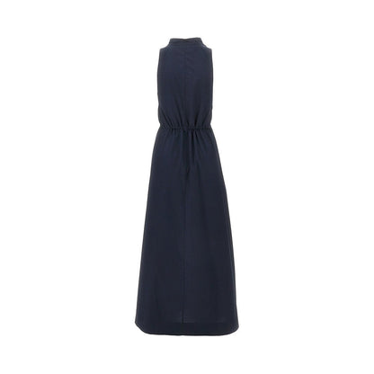 EMPORIO ARMANI 38 cotton poplin long dress
