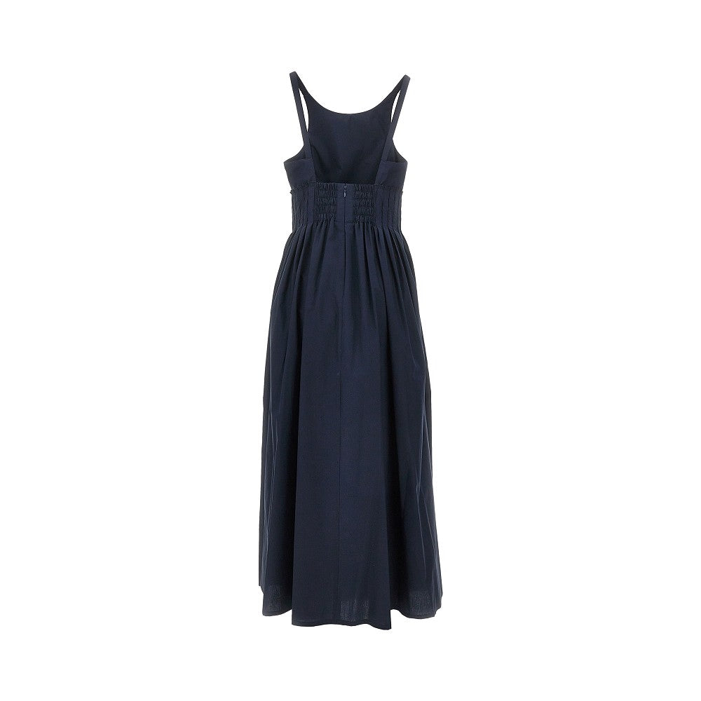 poplin midi dress