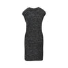 sequinned knit mini dress