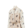 silk creponne shirt dress