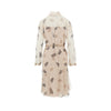 silk creponne shirt dress