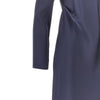 satin-effect tecno twill midi dress