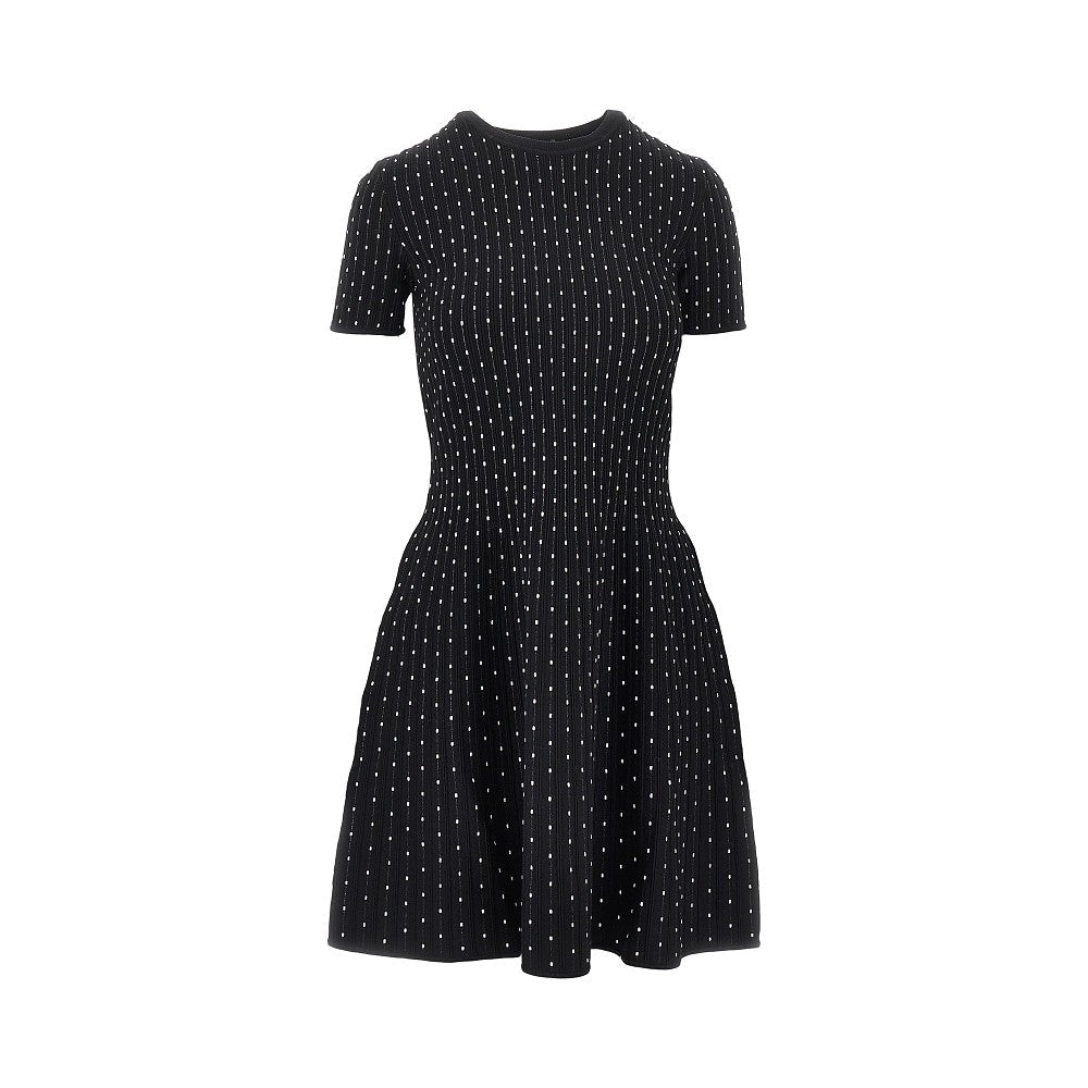 ottoman knitted mini dress