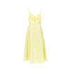 silk organdy midi dress