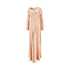 ALBERTA FERRETTI 42 shiny satin long dress