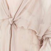 ALBERTA FERRETTI 46 floral print chiffon midi dress