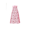 floral mikado midi dress