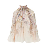 ZIMMERMANN I rebellion crepe blouse
