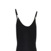 jacquard knit knee-length dress