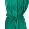 diamond motif silk-blend midi dress